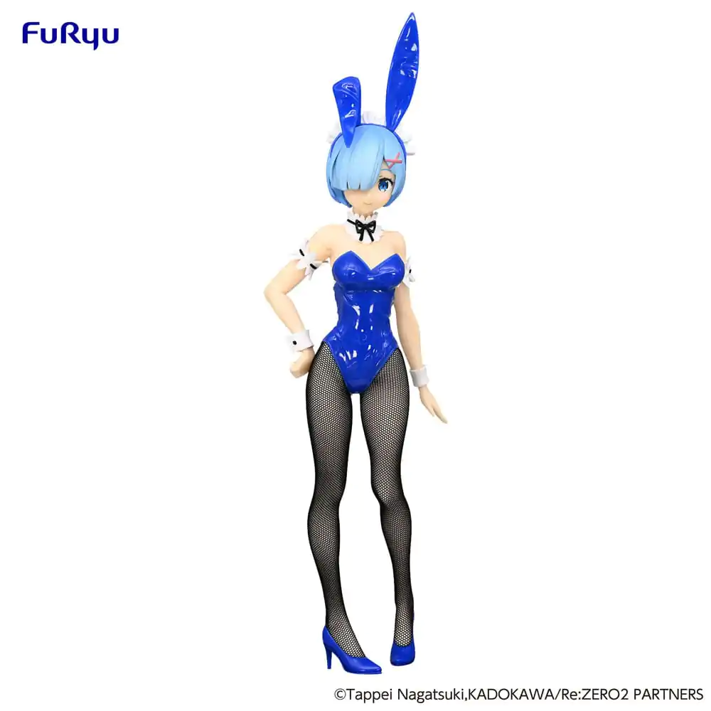 Re:Zero BiCute Bunnies PVC socha Rem, modrá barevná verze, 30 cm fotografii produktu