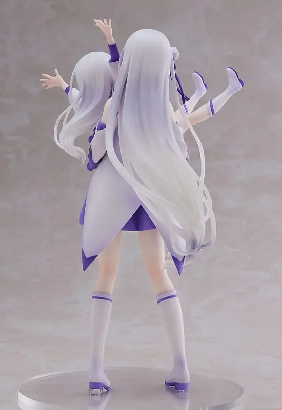 Re:Zero Starting Life in Another World PVC socha 1/7 Emilia & Childhood Emilia 24 cm fotografii produktu