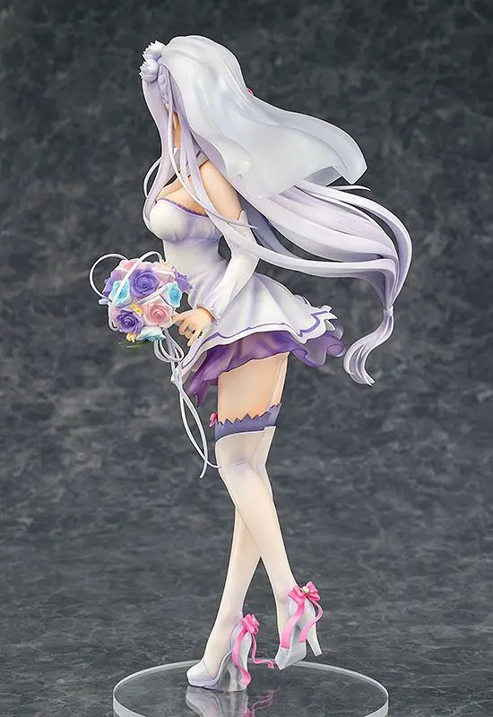 Re:ZERO -Starting Life in Another World- PVC soška 1/7 Emilia Svatba verze 25 cm fotografii produktu