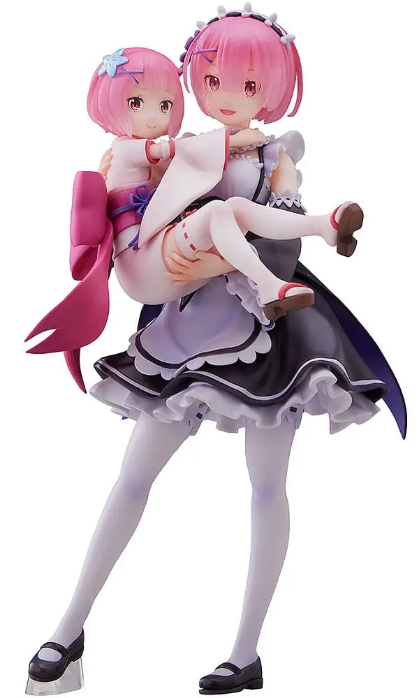 Re:Zero Starting Life in Another World PVC socha 1/7 Ram & Childhood Ram 23 cm fotografii produktu