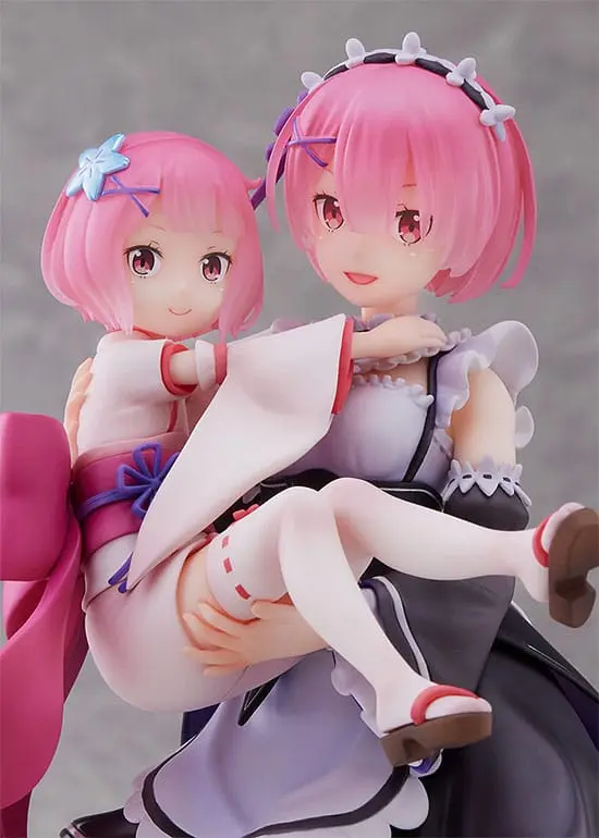 Re:Zero Starting Life in Another World PVC socha 1/7 Ram & Childhood Ram 23 cm fotografii produktu