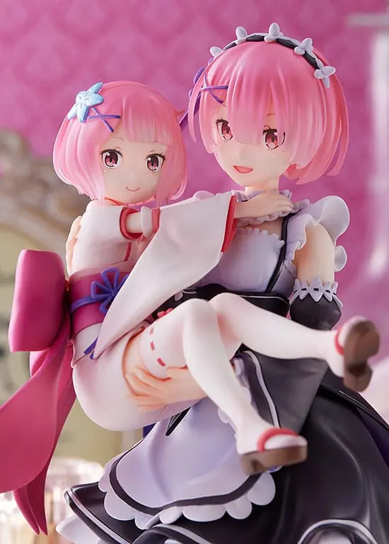 Re:Zero Starting Life in Another World PVC socha 1/7 Ram & Childhood Ram 23 cm fotografii produktu