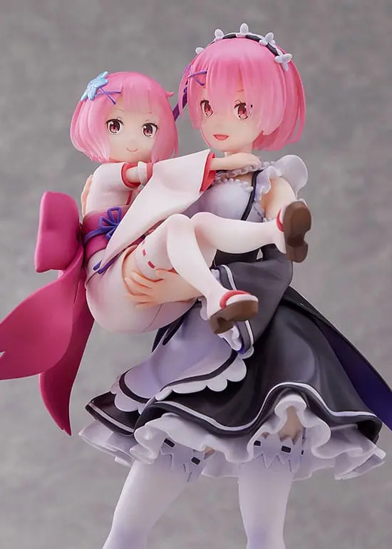 Re:Zero Starting Life in Another World PVC socha 1/7 Ram & Childhood Ram 23 cm fotografii produktu