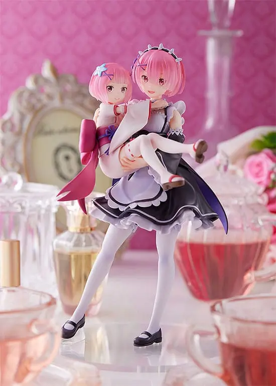 Re:Zero Starting Life in Another World PVC socha 1/7 Ram & Childhood Ram 23 cm fotografii produktu