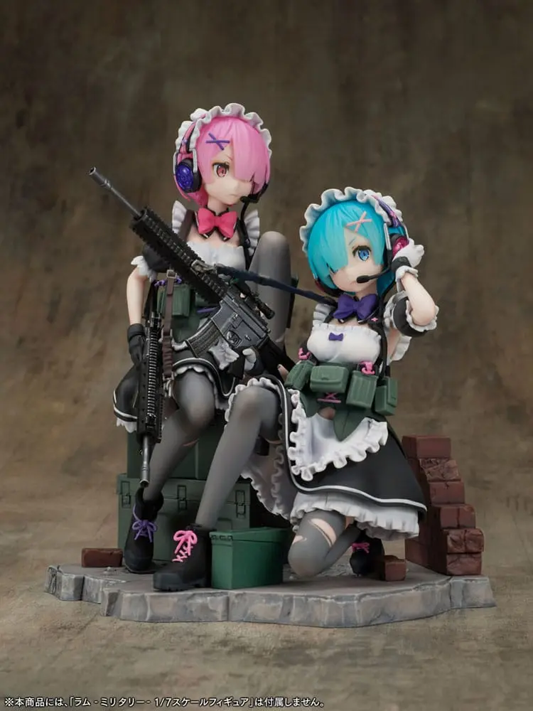 Re:Zero Starting Life in Another World PVC soška 1/7 Rem Vojenská verze 16 cm fotografii produktu