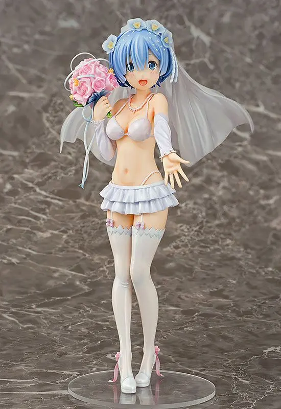 Re:ZERO -Starting Life in Another World- PVC socha 1/7 Rem Svatba Ver. 22 cm fotografii produktu