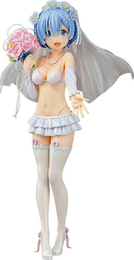 Re:ZERO -Starting Life in Another World- PVC socha 1/7 Rem Svatba Ver. 22 cm fotografii produktu