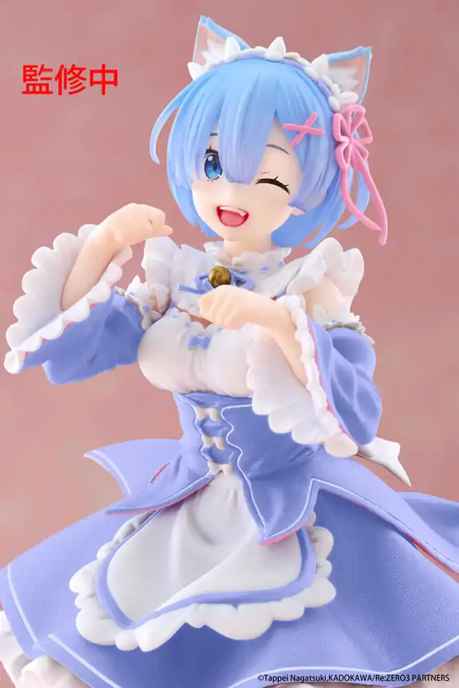 Re:Zero Starting Life in Another World Coreful PVC Socha Rem Cat Maid Ver. Renewal 18 cm fotografii produktu