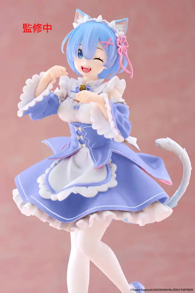Re:Zero Starting Life in Another World Coreful PVC Socha Rem Cat Maid Ver. Renewal 18 cm fotografii produktu