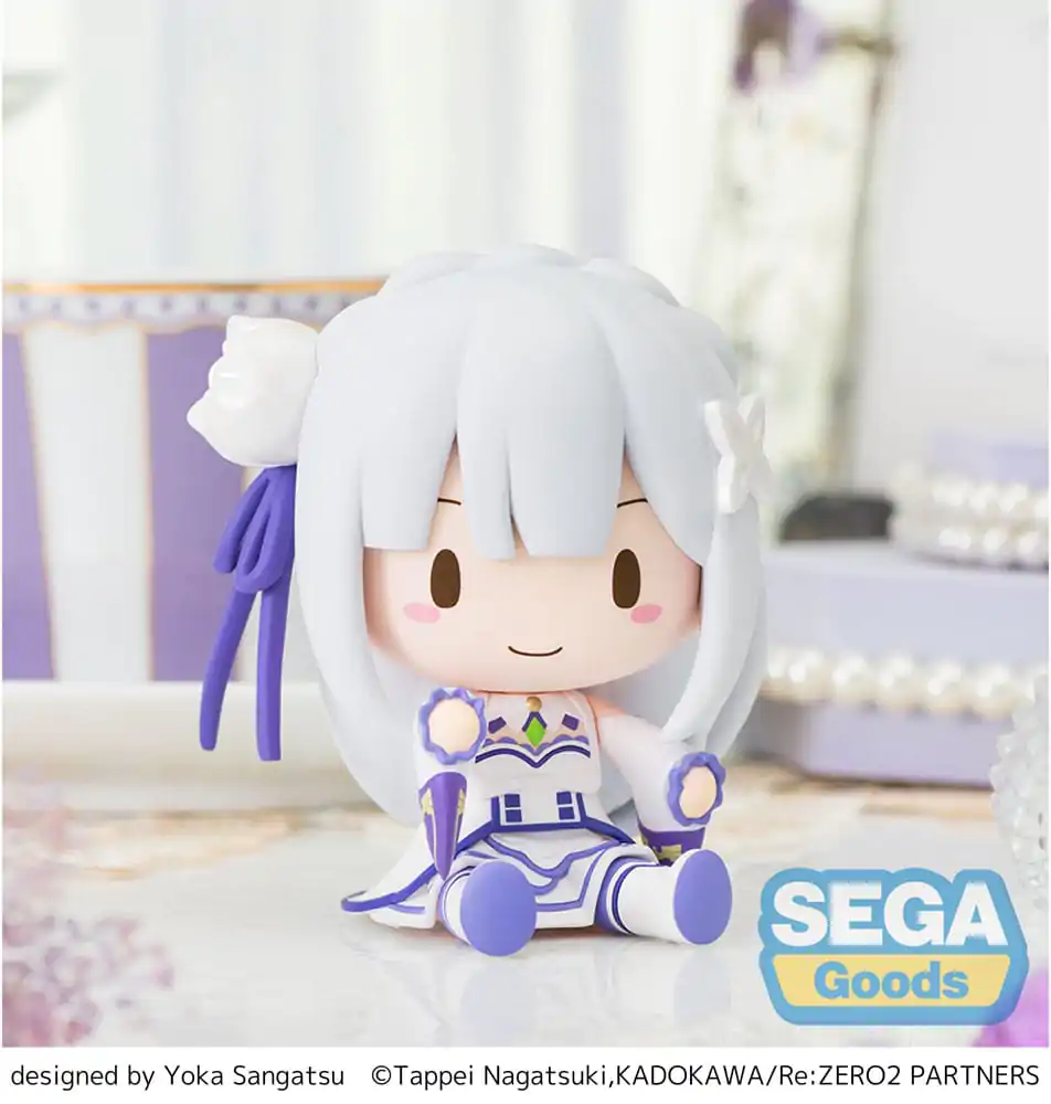 Re:Zero Starting Life in Another World Fuwa Petit Chibi figurka Emilia 8 cm fotografii produktu