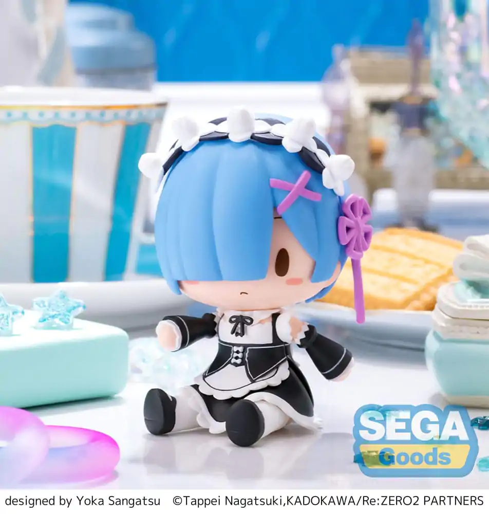 Re:Zero Starting Life in Another World Fuwa Petit Chibi Figurka Rem 8 cm fotografii produktu