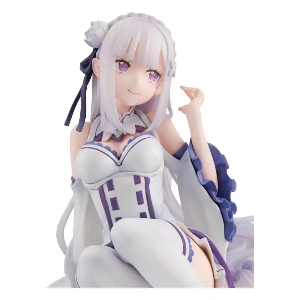Re:ZERO Starting Life in Another World Melty Princess PVC socha Emilia Palm Size 9 cm fotografii produktu