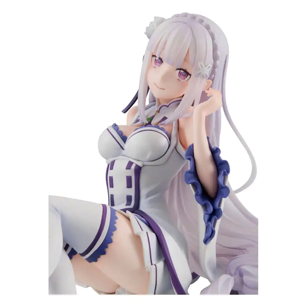 Re:ZERO Starting Life in Another World Melty Princess PVC socha Emilia Palm Size 9 cm fotografii produktu