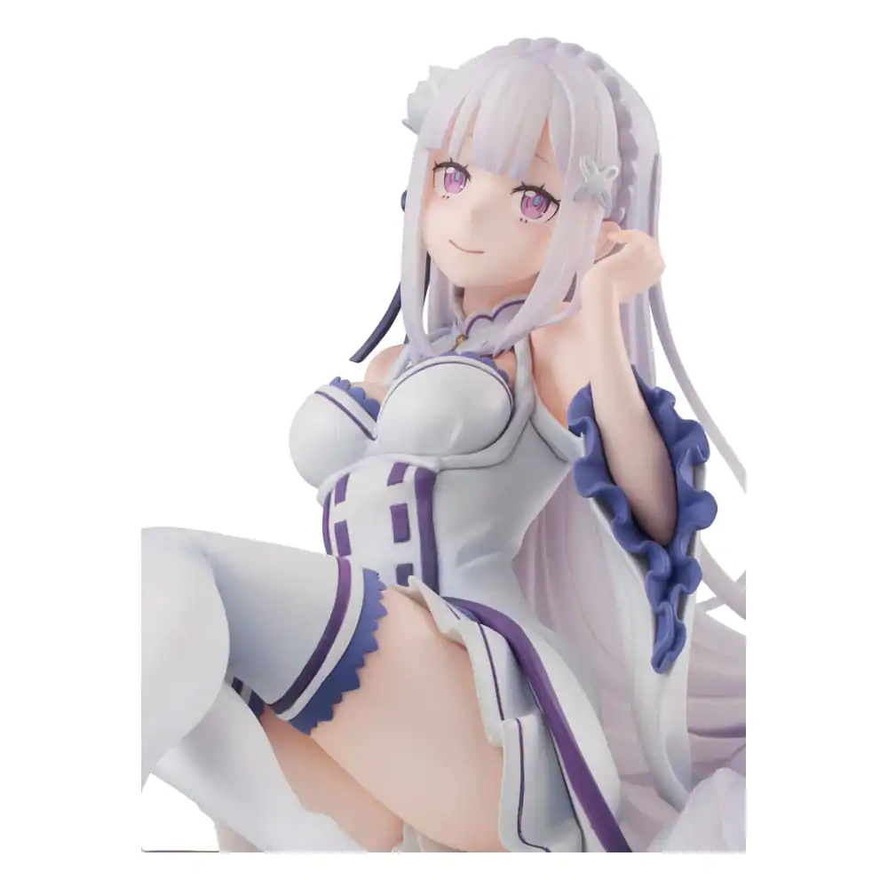 Re:ZERO Starting Life in Another World Melty Princess PVC socha Emilia Palm Size 9 cm fotografii produktu