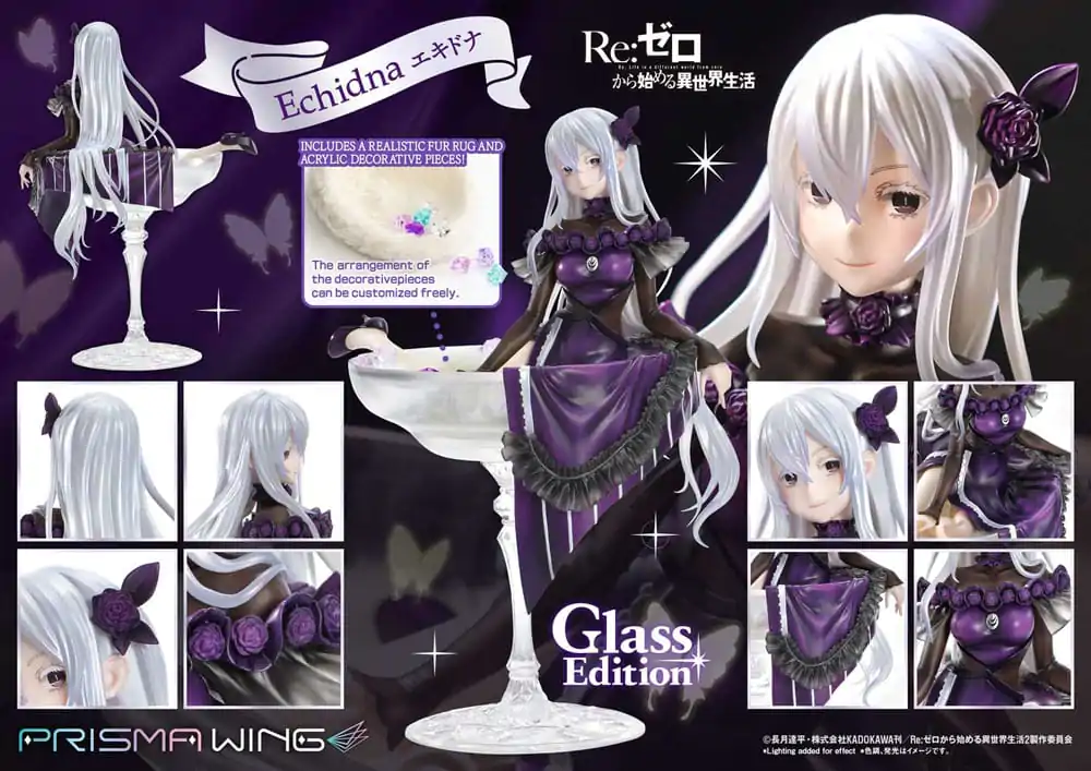 Re:ZERO Starting Life in Another World Prisma Wing PVC Socha 1/7 Echidna Glass Edition 24 cm fotografii produktu