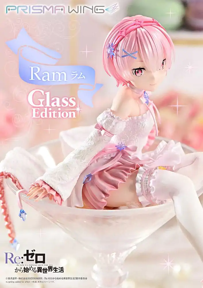 Re:ZERO Starting Life in Another World Prisma Wing PVC Soška 1/7 Ram Glass Edition 24 cm fotografii produktu