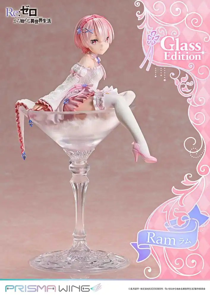 Re:ZERO Starting Life in Another World Prisma Wing PVC Soška 1/7 Ram Glass Edition 24 cm fotografii produktu