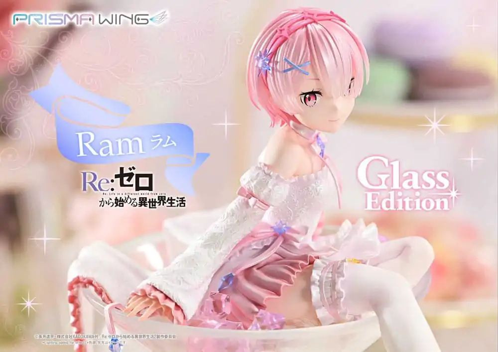 Re:ZERO Starting Life in Another World Prisma Wing PVC Soška 1/7 Ram Glass Edition 24 cm fotografii produktu