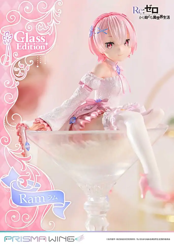 Re:ZERO Starting Life in Another World Prisma Wing PVC Soška 1/7 Ram Glass Edition 24 cm fotografii produktu