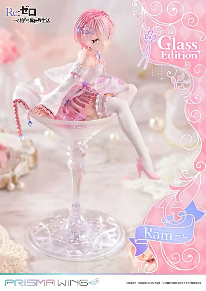 Re:ZERO Starting Life in Another World Prisma Wing PVC Soška 1/7 Ram Glass Edition 24 cm fotografii produktu