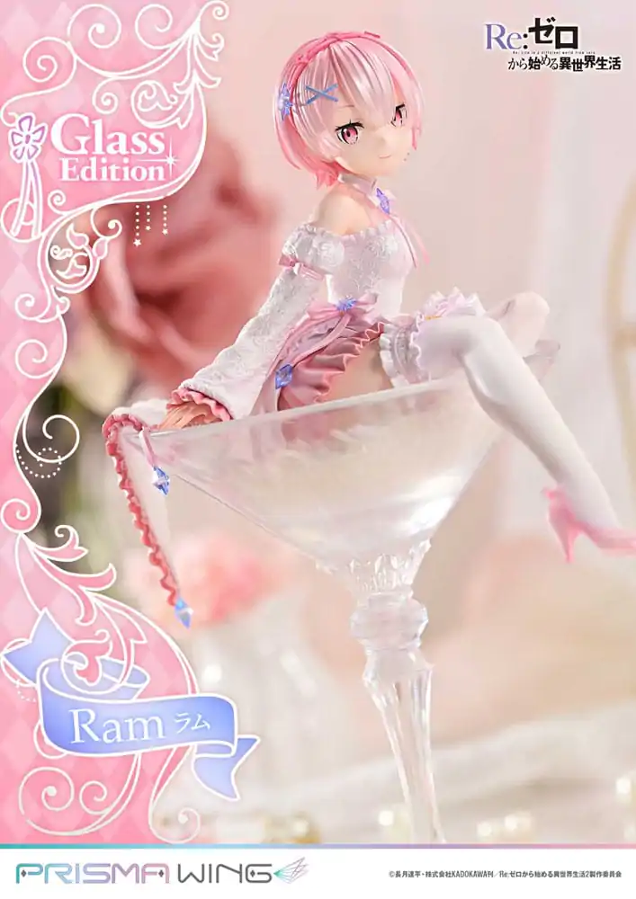 Re:ZERO Starting Life in Another World Prisma Wing PVC Soška 1/7 Ram Glass Edition 24 cm fotografii produktu