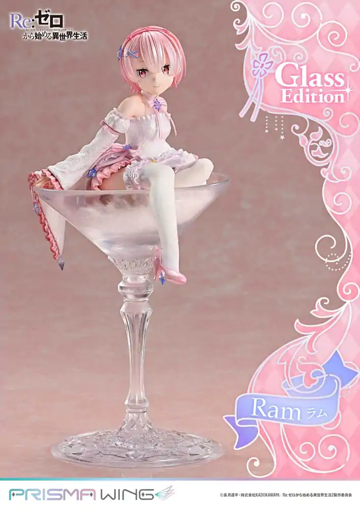 Re:ZERO Starting Life in Another World Prisma Wing PVC Soška 1/7 Ram Glass Edition 24 cm fotografii produktu