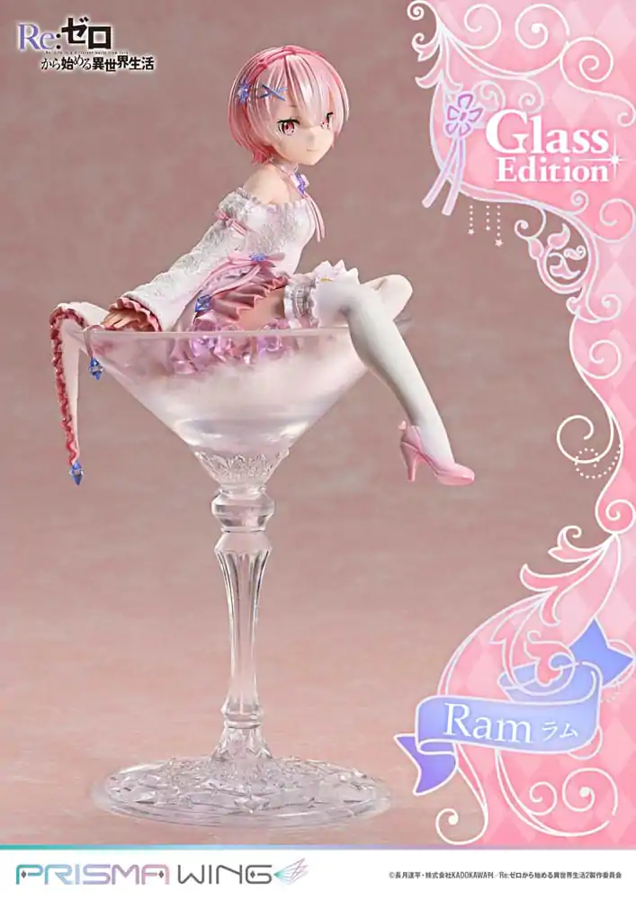 Re:ZERO Starting Life in Another World Prisma Wing PVC Soška 1/7 Ram Glass Edition 24 cm fotografii produktu