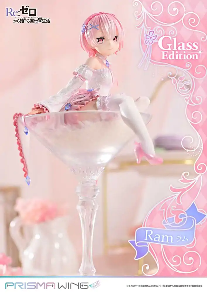 Re:ZERO Starting Life in Another World Prisma Wing PVC Soška 1/7 Ram Glass Edition 24 cm fotografii produktu