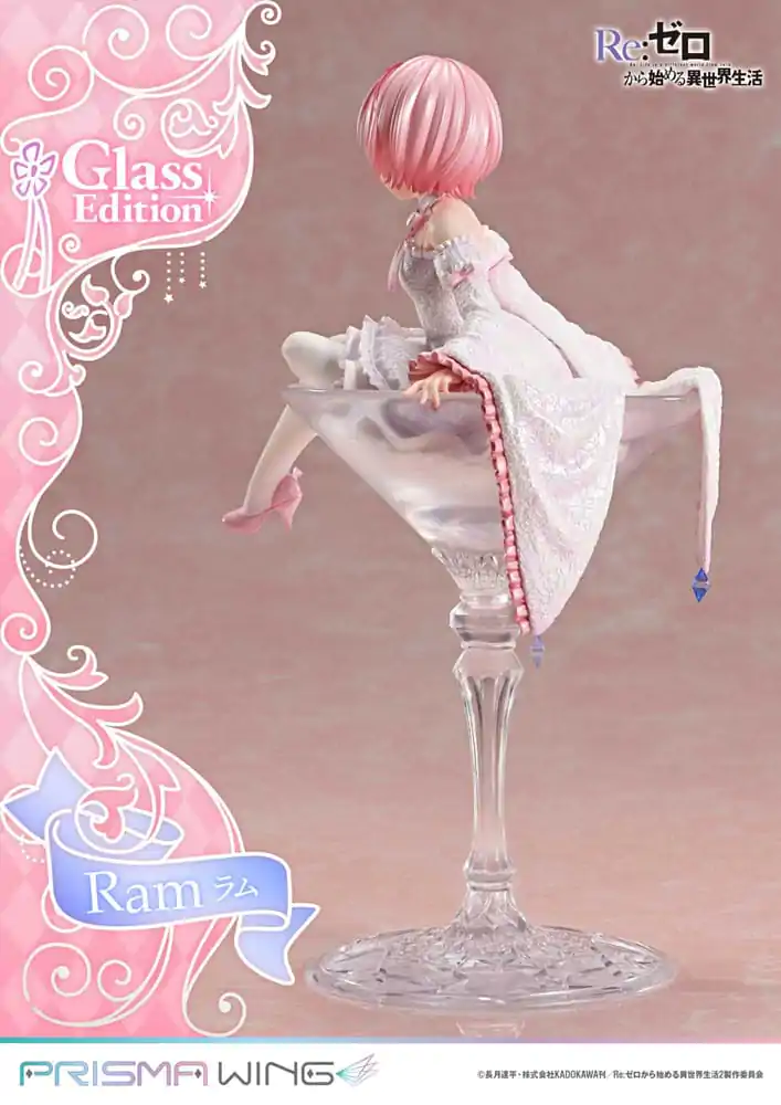 Re:ZERO Starting Life in Another World Prisma Wing PVC Soška 1/7 Ram Glass Edition 24 cm fotografii produktu