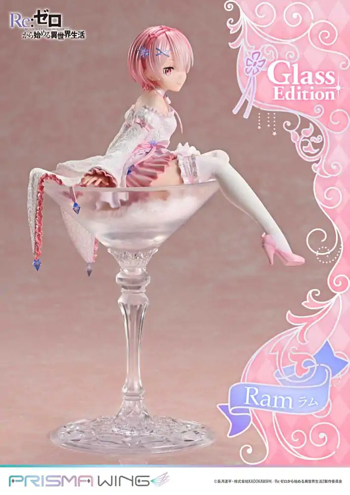 Re:ZERO Starting Life in Another World Prisma Wing PVC Soška 1/7 Ram Glass Edition 24 cm fotografii produktu