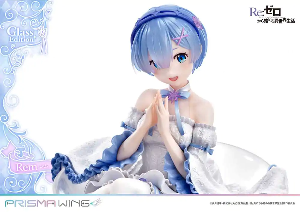 Re:Zero - Starting Life in Another World Prisma Wing PVC Socha 1/7 Rem Glass Edition 23 cm fotografii produktu