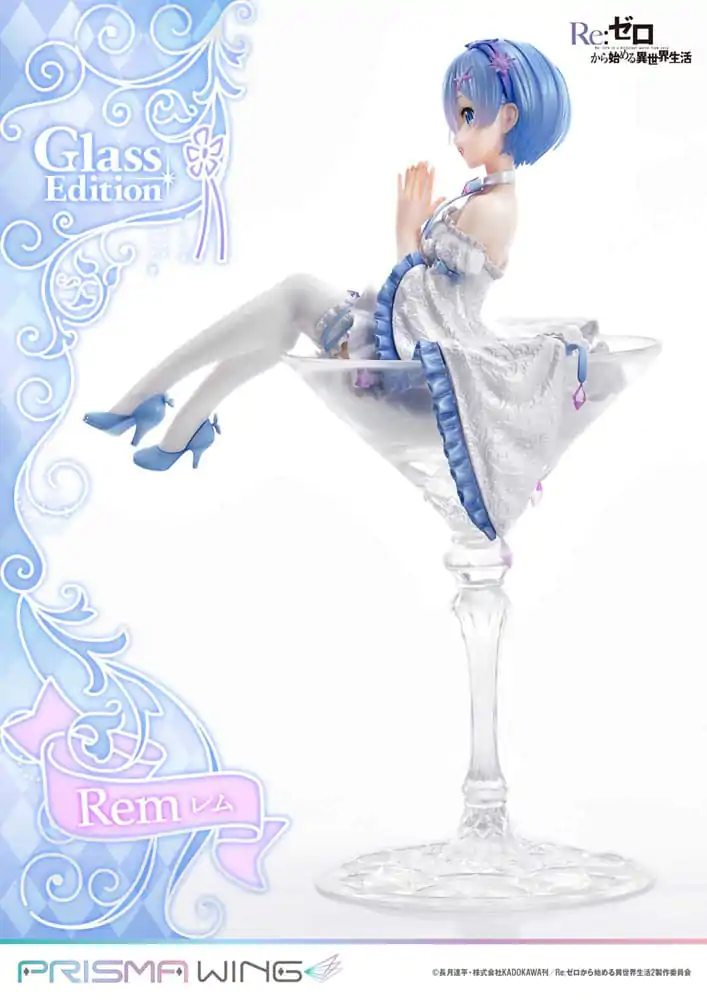 Re:Zero - Starting Life in Another World Prisma Wing PVC Socha 1/7 Rem Glass Edition 23 cm fotografii produktu