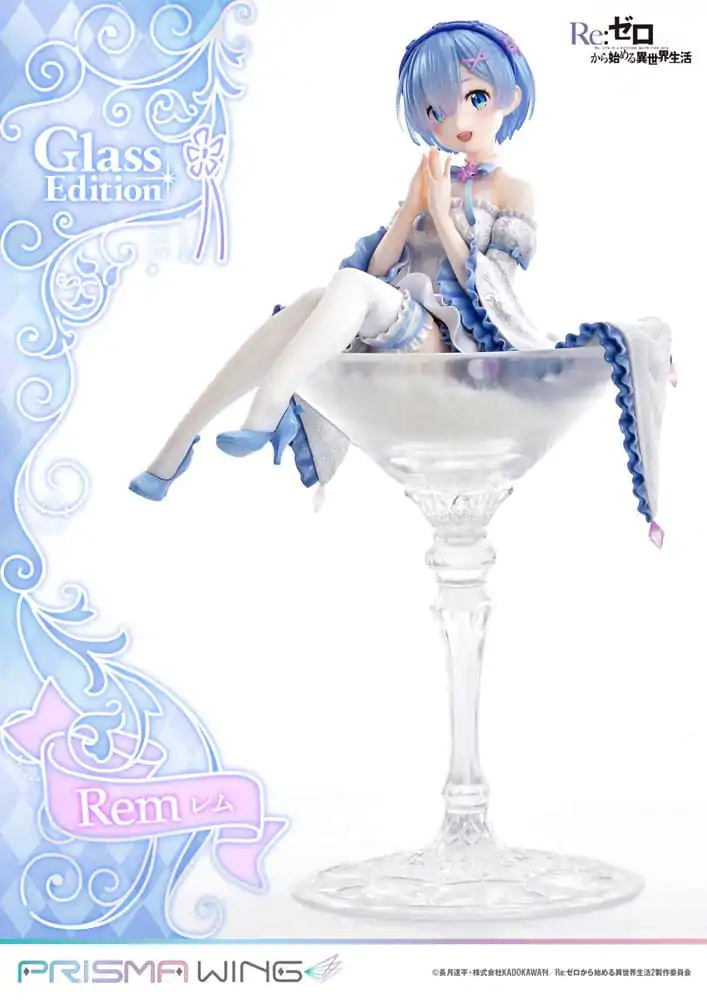 Re:Zero - Starting Life in Another World Prisma Wing PVC Socha 1/7 Rem Glass Edition 23 cm fotografii produktu