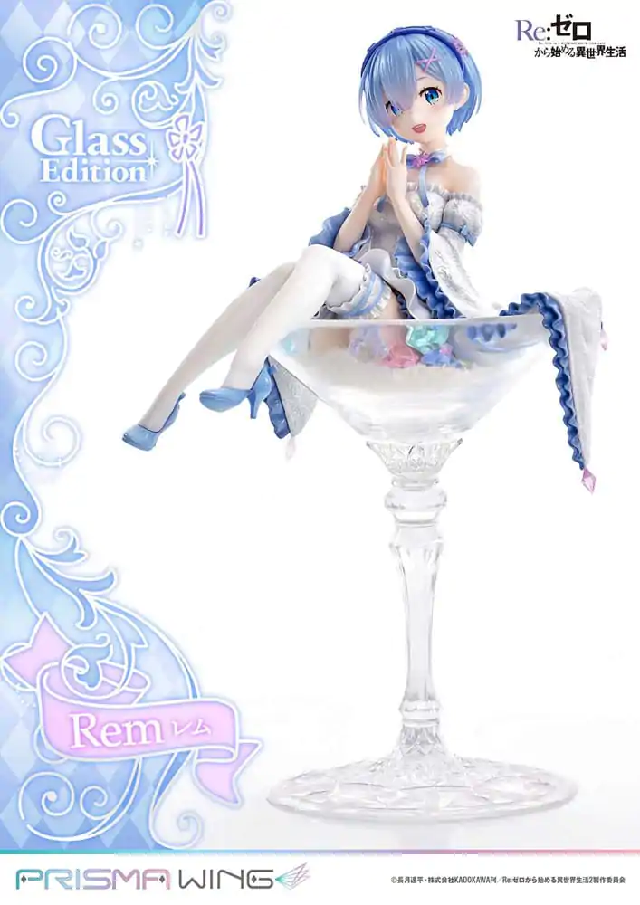 Re:Zero - Starting Life in Another World Prisma Wing PVC Socha 1/7 Rem Glass Edition 23 cm fotografii produktu