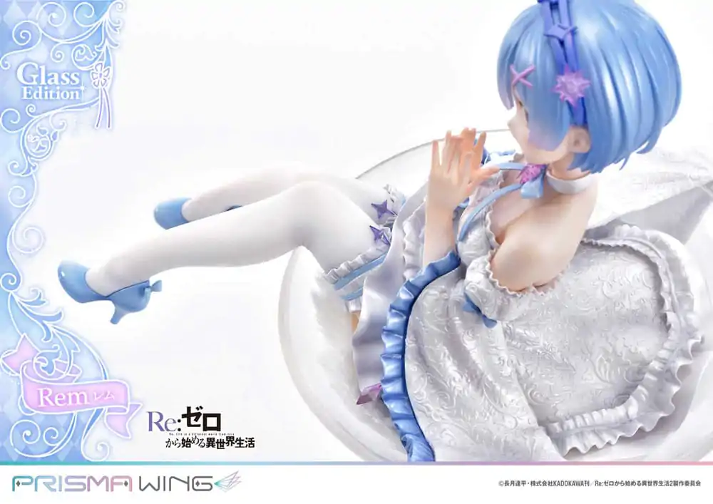 Re:Zero - Starting Life in Another World Prisma Wing PVC Socha 1/7 Rem Glass Edition 23 cm fotografii produktu