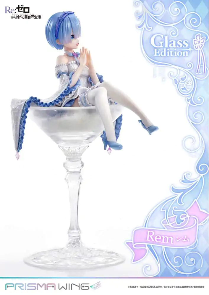 Re:Zero - Starting Life in Another World Prisma Wing PVC Socha 1/7 Rem Glass Edition 23 cm fotografii produktu