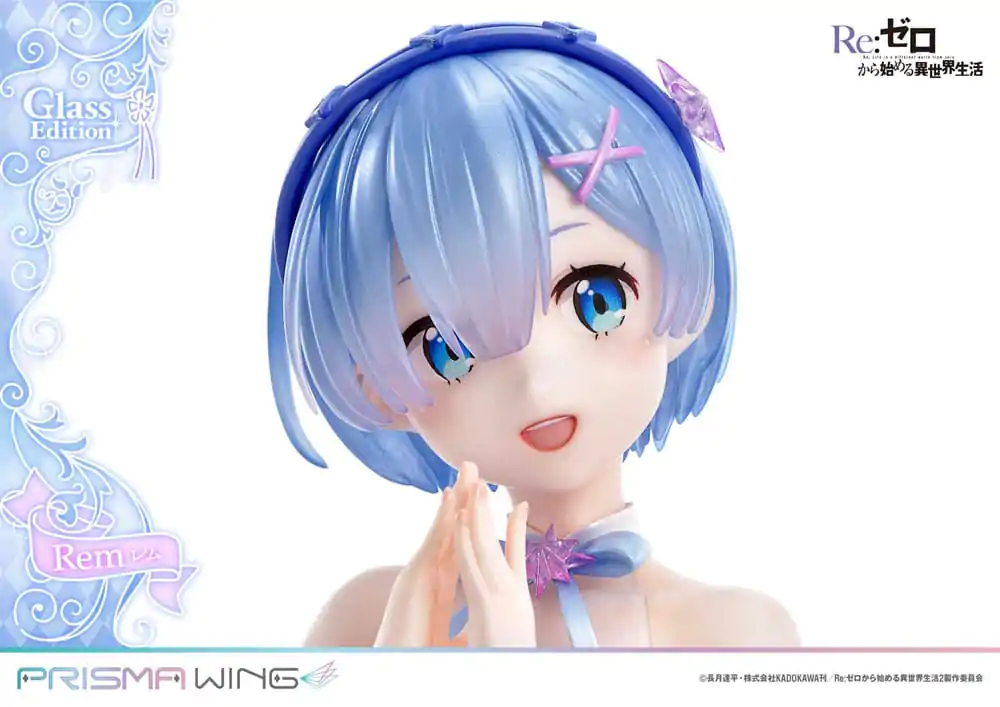 Re:Zero - Starting Life in Another World Prisma Wing PVC Socha 1/7 Rem Glass Edition 23 cm fotografii produktu