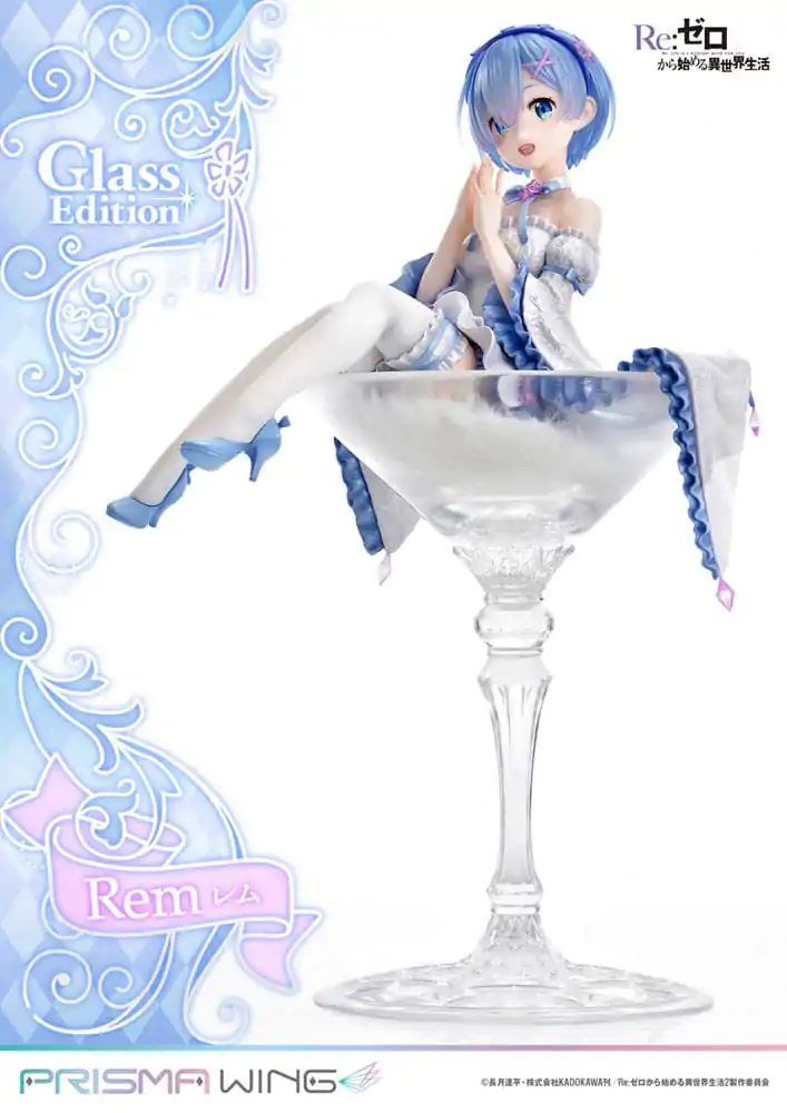 Re:Zero - Starting Life in Another World Prisma Wing PVC Socha 1/7 Rem Glass Edition 23 cm fotografii produktu