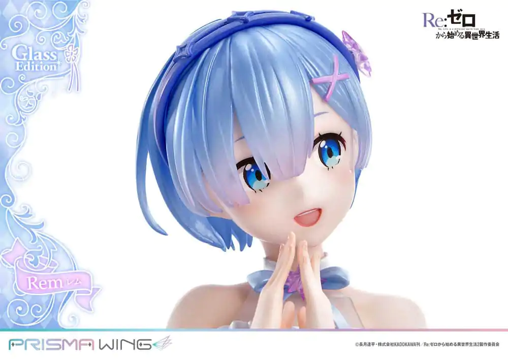 Re:Zero - Starting Life in Another World Prisma Wing PVC Socha 1/7 Rem Glass Edition 23 cm fotografii produktu