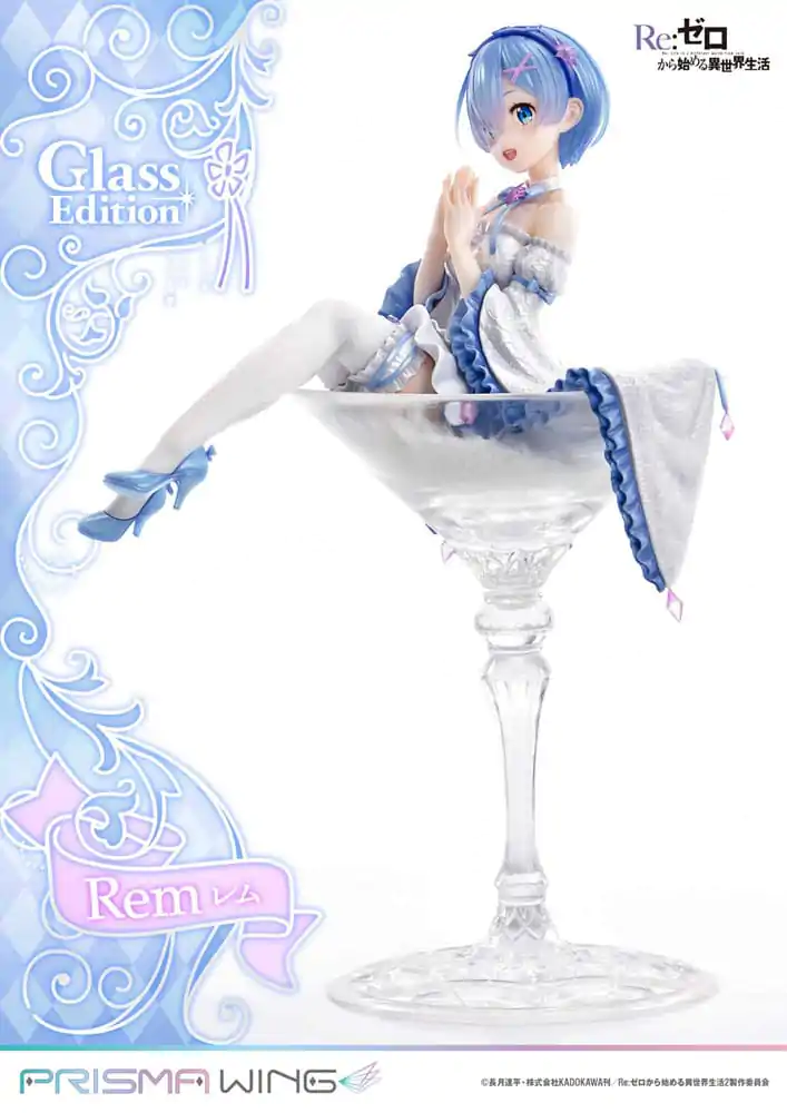 Re:Zero - Starting Life in Another World Prisma Wing PVC Socha 1/7 Rem Glass Edition 23 cm fotografii produktu