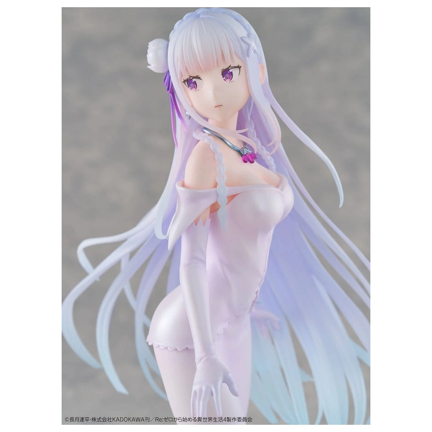 Re:ZERO -Starting Life in Another World- PVC Figurka 1/7 Emilia Wedding dress Ver. 24 cm fotografii produktu