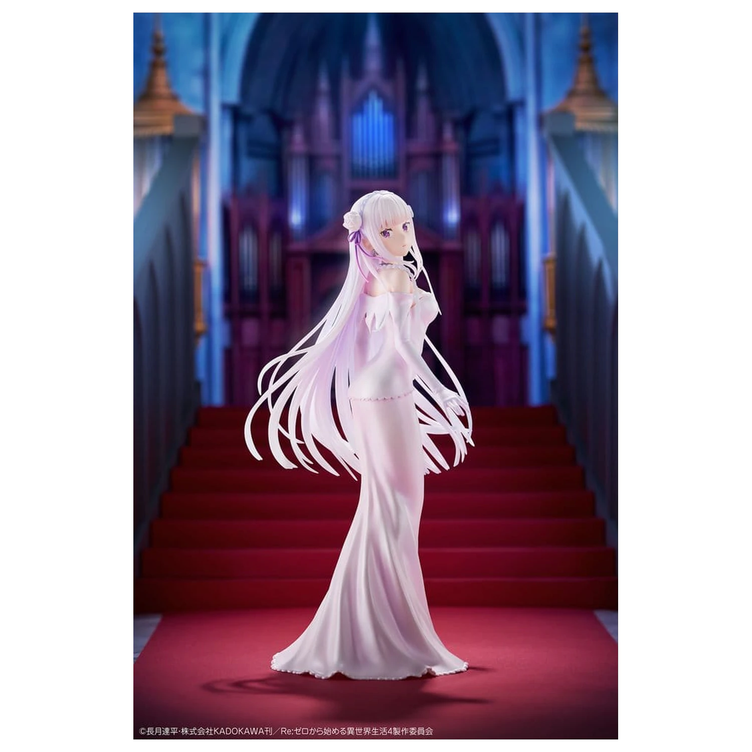 Re:ZERO -Starting Life in Another World- PVC Figurka 1/7 Emilia Wedding dress Ver. 24 cm fotografii produktu