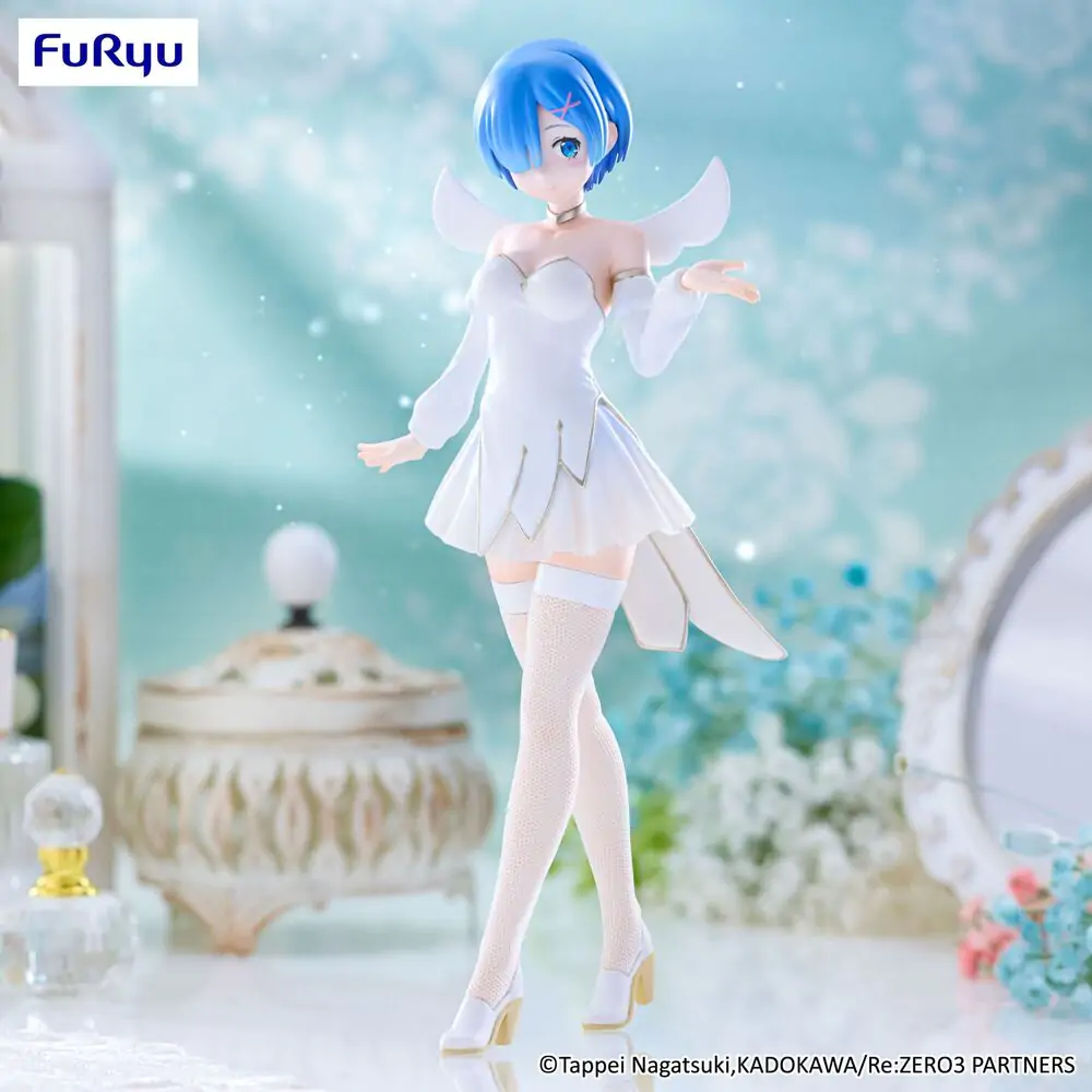 Re:Zero Starting Life In Another World Rem Little Wings Bicute Pure figurka 25cm fotografii produktu