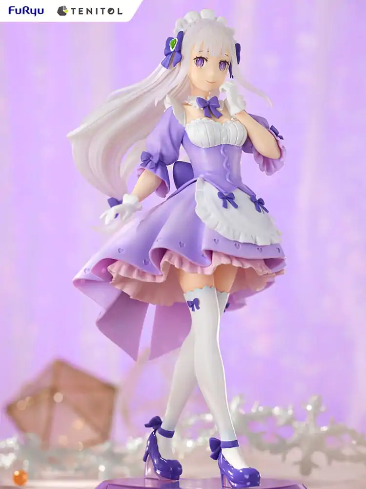 Re:ZERO Starting Life in Another World Tenitol PVC Soška služka Emilia 28 cm fotografii produktu