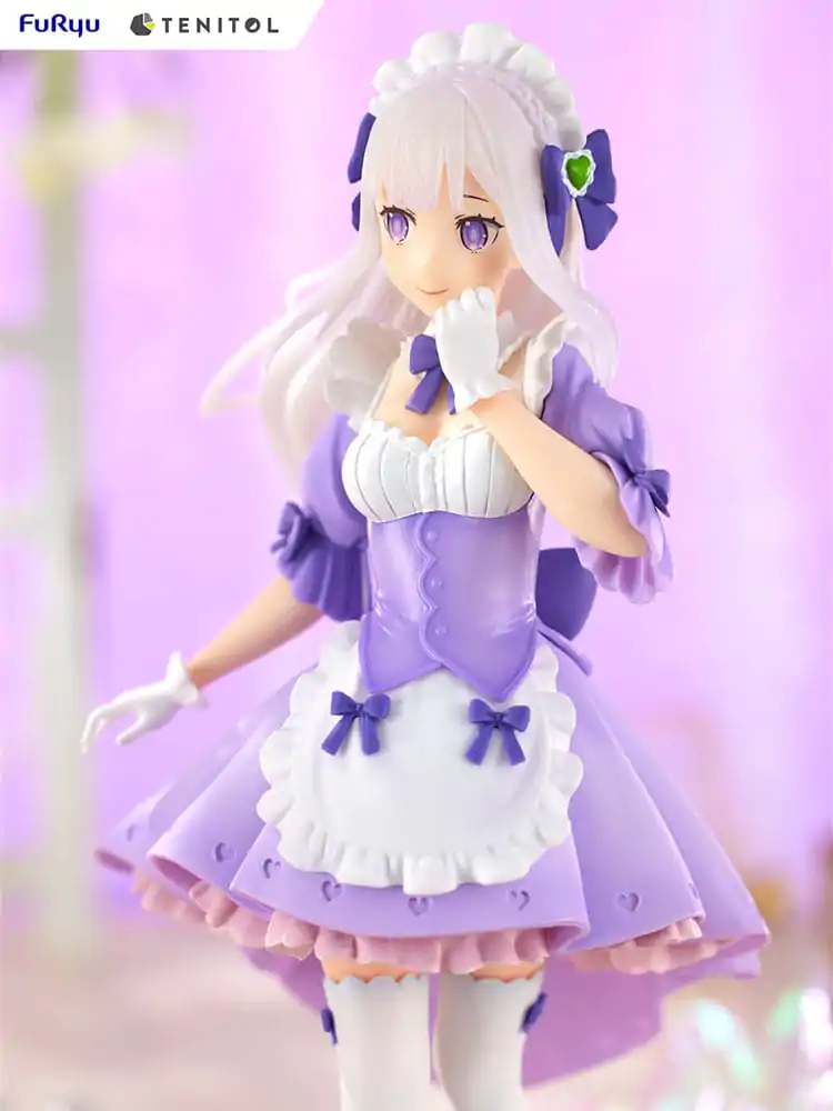 Re:ZERO Starting Life in Another World Tenitol PVC Soška služka Emilia 28 cm fotografii produktu
