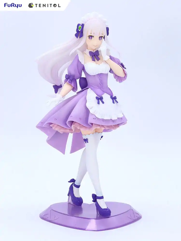 Re:ZERO Starting Life in Another World Tenitol PVC Soška služka Emilia 28 cm fotografii produktu