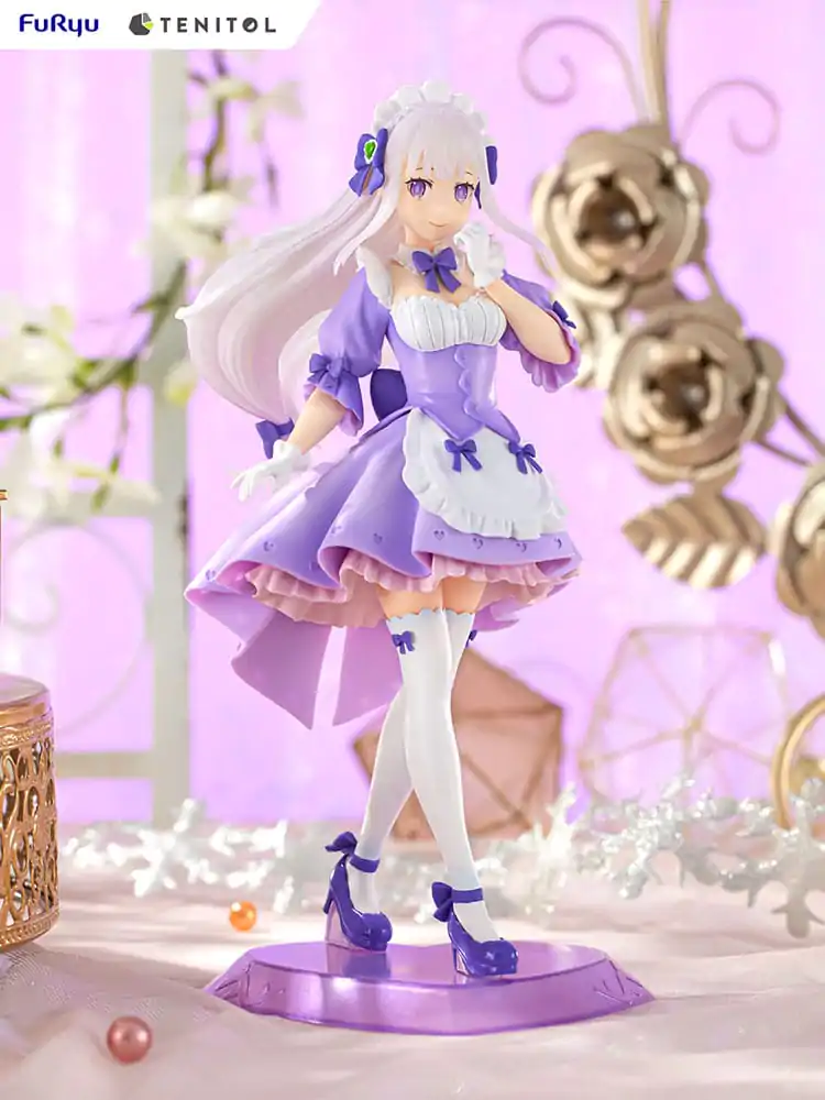 Re:ZERO Starting Life in Another World Tenitol PVC Soška služka Emilia 28 cm fotografii produktu