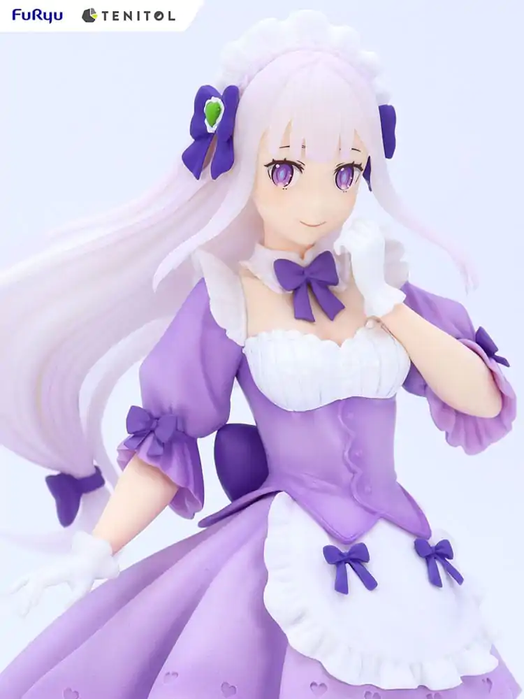 Re:ZERO Starting Life in Another World Tenitol PVC Soška služka Emilia 28 cm fotografii produktu