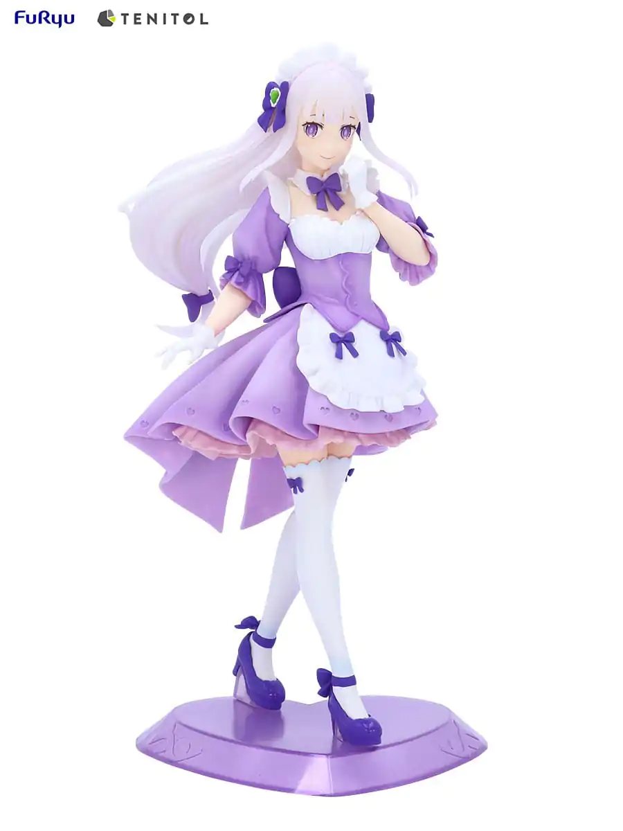 Re:ZERO Starting Life in Another World Tenitol PVC Soška služka Emilia 28 cm fotografii produktu