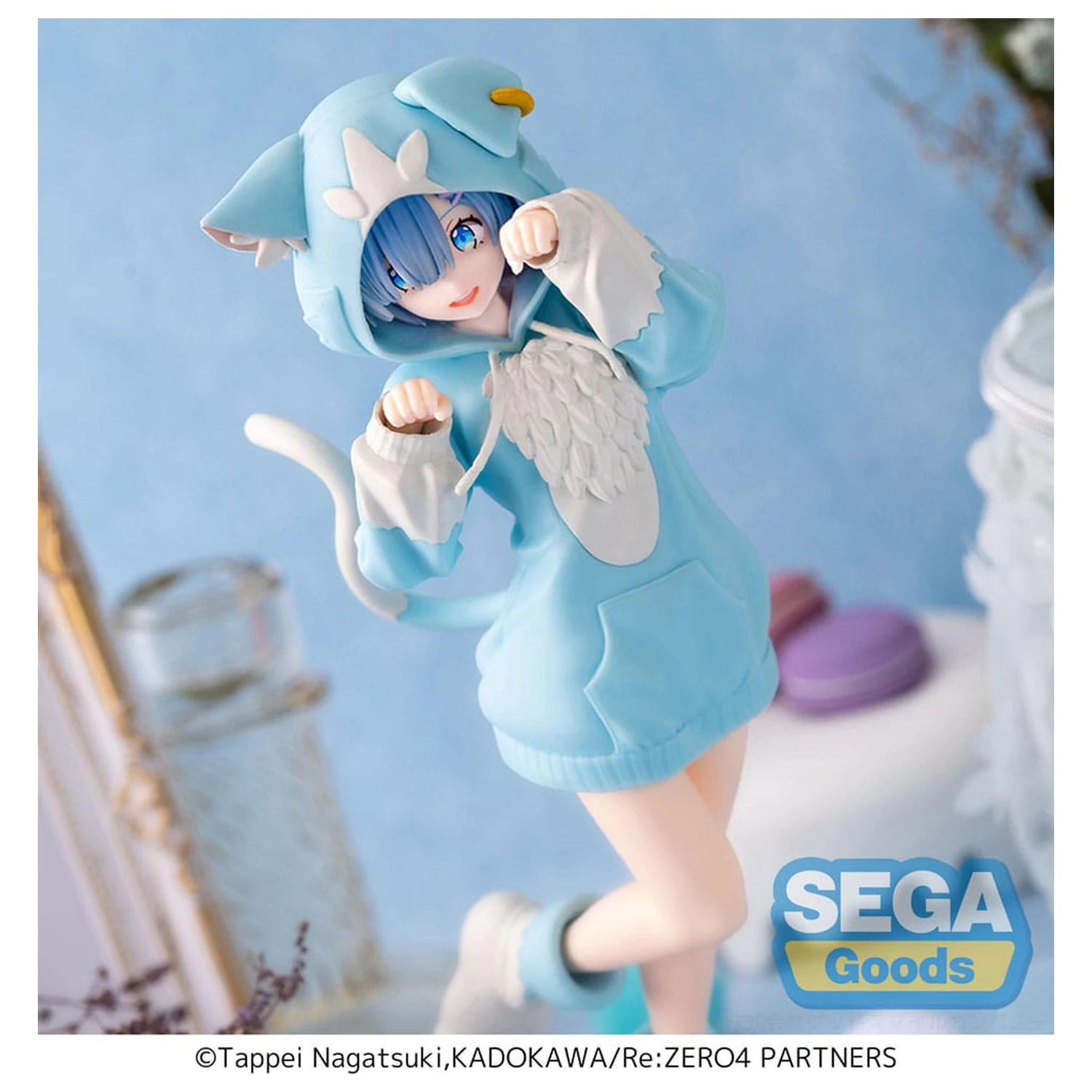Re:Zero Starting Life in Another World XStellar PVC soška Rem Mofumofu Pack 22 cm fotografii produktu